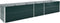 vidaXL - Plantenbak - verhoogd - 400x80x77 - cm - gegalvaniseerd - staal - groen