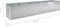 vidaXL - Plantenbak - verhoogd - 400x80x77 - cm - gegalvaniseerd - staal - grijs