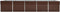 vidaXL - Plantenbak - verhoogd - 400x80x77 - cm - gegalvaniseerd - staal - bruin
