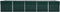 vidaXL - Plantenbak - verhoogd - 400x80x77 - cm - gegalvaniseerd - staal - groen