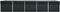vidaXL - Plantenbak - verhoogd - 400x80x77 - cm - gegalvaniseerd - staal - antraciet