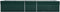 vidaXL - Plantenbak - verhoogd - 400x80x77 - cm - gegalvaniseerd - staal - groen