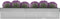 vidaXL - Plantenbak - verhoogd - 400x80x77 - cm - gegalvaniseerd - staal - grijs