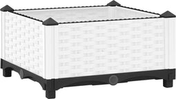 vidaXL - Plantenbak - verhoogd - 40x40x23 - cm - polypropeen