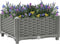 vidaXL - Plantenbak - verhoogd - 40x40x23 - cm - polypropeen
