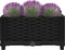 vidaXL - Plantenbak - verhoogd - 40x40x23 - cm - polypropyleen