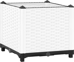 vidaXL - Plantenbak - verhoogd - 40x40x38 - cm - polypropeen