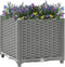 vidaXL - Plantenbak - verhoogd - 40x40x38 - cm - polypropeen
