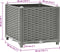 vidaXL - Plantenbak - verhoogd - 40x40x38 - cm - polypropeen