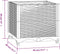 vidaXL - Plantenbak - verhoogd - 40x40x38 - cm - polypropyleen
