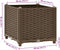 vidaXL - Plantenbak - verhoogd - 40x40x38 - cm - polypropyleen