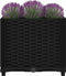 vidaXL - Plantenbak - verhoogd - 40x40x38 - cm - polypropyleen