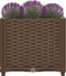 vidaXL - Plantenbak - verhoogd - 40x40x38 - cm - polypropyleen