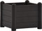 vidaXL - Plantenbak - verhoogd - 43x43x35 - cm - PP - antraciet