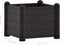 vidaXL - Plantenbak - verhoogd - 43x43x35 - cm - PP - antraciet