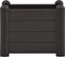 vidaXL - Plantenbak - verhoogd - 43x43x35 - cm - PP - antraciet