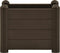 vidaXL - Plantenbak - verhoogd - 43x43x35 - cm - PP - mokka