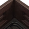 vidaXL - Plantenbak - verhoogd - 43x43x35 - cm - PP - mokka