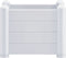 vidaXL - Plantenbak - verhoogd - 43x43x35 - cm - PP - wit