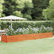 vidaXL - Plantenbak - verhoogd - 480x80x45 - cm - cortenstaal - roestig