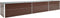 vidaXL - Plantenbak - verhoogd - 480x80x45 - cm - gegalvaniseerd - staal - bruin