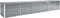 vidaXL - Plantenbak - verhoogd - 480x80x45 - cm - gegalvaniseerd - staal - grijs