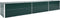 vidaXL - Plantenbak - verhoogd - 480x80x45 - cm - gegalvaniseerd - staal - groen