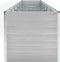vidaXL - Plantenbak - verhoogd - 480x80x45 - cm - gegalvaniseerd - staal - grijs