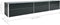 vidaXL - Plantenbak - verhoogd - 480x80x45 - cm - gegalvaniseerd - staal - antraciet