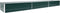 vidaXL - Plantenbak - verhoogd - 480x80x45 - cm - gegalvaniseerd - staal - groen