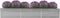 vidaXL - Plantenbak - verhoogd - 480x80x45 - cm - gegalvaniseerd - staal - grijs