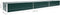 vidaXL - Plantenbak - verhoogd - 480x80x45 - cm - gegalvaniseerd - staal - groen