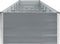 vidaXL - Plantenbak - verhoogd - 480x80x45 - cm - gegalvaniseerd - staal - grijs