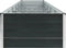 vidaXL - Plantenbak - verhoogd - 480x80x45 - cm - gegalvaniseerd - staal - antraciet