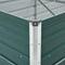 vidaXL - Plantenbak - verhoogd - 480x80x45 - cm - gegalvaniseerd - staal - groen