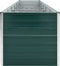 vidaXL - Plantenbak - verhoogd - 480x80x45 - cm - gegalvaniseerd - staal - groen