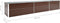 vidaXL - Plantenbak - verhoogd - 480x80x45 - cm - gegalvaniseerd - staal - bruin