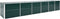 vidaXL - Plantenbak - verhoogd - 480x80x77 - cm - gegalvaniseerd - staal - groen