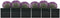 vidaXL - Plantenbak - verhoogd - 480x80x77 - cm - gegalvaniseerd - staal - antraciet