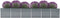 vidaXL - Plantenbak - verhoogd - 480x80x77 - cm - gegalvaniseerd - staal - grijs