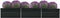 vidaXL - Plantenbak - verhoogd - 480x80x77 - cm - gegalvaniseerd - staal - antraciet