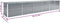 vidaXL - Plantenbak - verhoogd - 480x80x77 - cm - gegalvaniseerd - staal - grijs