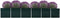 vidaXL - Plantenbak - verhoogd - 480x80x77 - cm - gegalvaniseerd - staal - groen