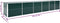vidaXL - Plantenbak - verhoogd - 480x80x77 - cm - gegalvaniseerd - staal - groen
