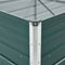 vidaXL - Plantenbak - verhoogd - 480x80x77 - cm - gegalvaniseerd - staal - groen
