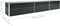 vidaXL - Plantenbak - verhoogd - 480x80x77 - cm - gegalvaniseerd - staal - antraciet
