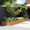 vidaXL - Plantenbak - verhoogd - 482x100x36 - cm - cortenstaal