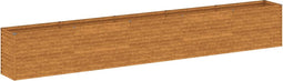 vidaXL - Plantenbak - verhoogd - 482x50x69 - cm - cortenstaal