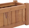 vidaXL - Plantenbak - verhoogd - 50x25x25 - cm - massief - teakhout