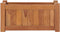vidaXL - Plantenbak - verhoogd - 50x25x25 - cm - massief - teakhout